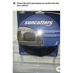 Auto Expressions (804257) Sun Protection Glare Reduction Shade Pack of 2 Piece